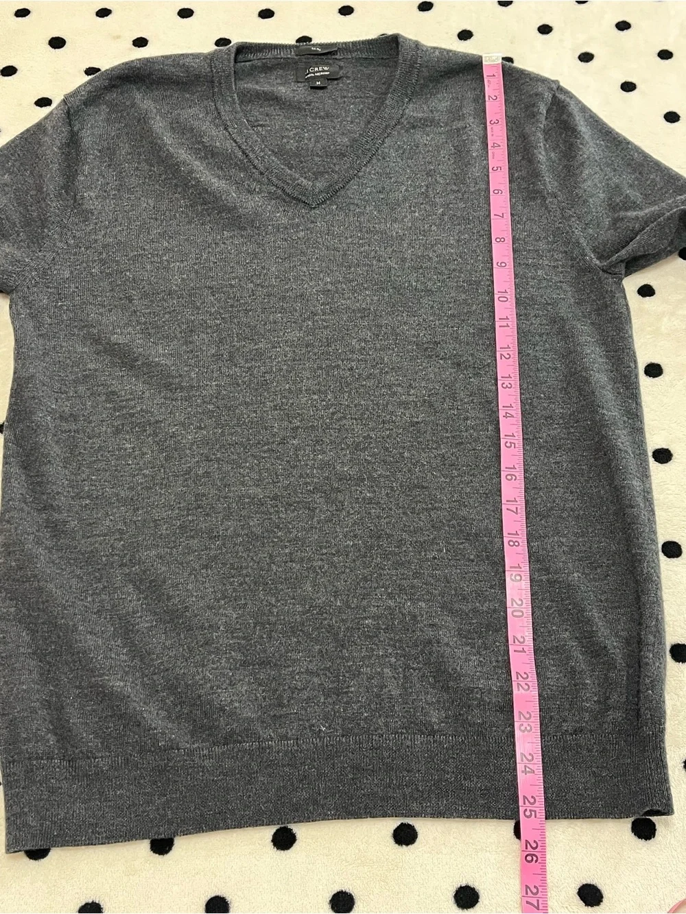 J. Crew Merino Wool V-Neck Sweater Size M